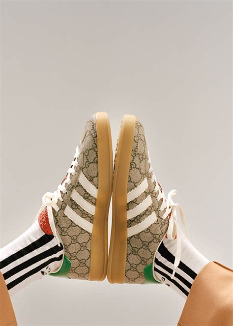 gucci adidas聯名包|Adidas x Gucci white.